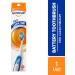 Spinbrush PRO CLEAN Battery Powered Toothbrush - Medium Bristles Gold/Blue - 1 Count | International Shipping Available - Buy Online on GoSupps.com
