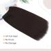 TESS Hair Extensions Synthetic Long Straight Hair Pieces 18 Inch Clip in One Pieces Hair Extensions Long Clips Hair Extension for Women 160g 6A Brown black - Buy Online on GoSupps.com