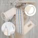 Aimisin Double Sided Linen Back Scrubber for Shower - Exfoliating Long Back Strap for Deep Cleanse and Body Massage - Buy Online on GoSupps.com