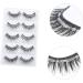 minkissy 5 Pairs Eyelashes Cat Eyes Look Faux Lashes Fluffy Dramatic Lashes for Halloween Faux Lashes Wispy Dense Eyelash False Eyelash Full Make up Eye Makeup Stickers Artificial Fiber - Buy Online on GoSupps.com