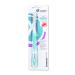 Miradent Carebrush Supersoft |Toothbrush with silk soft bristles |With irritated gums |For exposed pain -sensitive tooth necks |With anatomical handle for non -slip hold