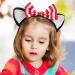 DEARMAMY Cat Ears Headband Bowknot Hairband Animal Dress up Hair Hoop Halloween Cosplay Costume Women Girls Hair Accessories - Buy Online on GoSupps.com