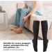 Jauarta 15-20 mmHg Compression Stockings with Zipper - Knee-High Closed Toe - Women's 3XL Black - Buy Online on GoSupps.com
