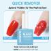 15ML Nail Polish Remover Gel Nail Polish Remover Professional Gel Remover for Nails with Nail File & Nail Polish Scraper Quick & Easy Polish Remover Doesn't Hurt Nails Blue - Buy Online on GoSupps.com