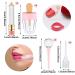 28-Piece Lip Gloss Tube Set: Ice Cream, Pencil, and Lollipop Shaped Containers with Mini Funnels - Buy Online on GoSupps.com