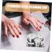 FOMIYES 5 Sets Nail Art Storage Jar Container with Lid Metal Bracket Manicure Cup Dappen Dish Cup Mini Nail Polish Kit U as Acrilicas Metal Holder Metal Stand Liquid Stainless Steel Tool - Buy Online on GoSupps.com
