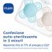 MAM Perfect Pacifier (2-6 Months) - SkinSoft Silicone Organic Round Includes Pacifier Cover | International Shipping Available - Buy Online on GoSupps.com