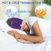 Itherau Migraine Mask | Adjustable 360 Headache Relief Cap | Cold Warm Compress Gel for Sinus & Eye Swelling - Purple - Buy Online on GoSupps.com