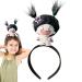 Samuliy Plush Doll Hairhoops | Cartoon Plush Hairband Doll Headband | Cute Hairhoops for Styling Makeup Fashion Plush Doll Hairband for Girls Kids Capricorns