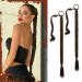 Sofeiyan Long Braid Ponytail Extension with Hair Tie Straight Sleek Wrap Around Hair Extensions Braid Pony Tail Fluffy Natural Soft Synthetic Hairpieces for Women Daily Wear 2Pcs 26 inch 26 Inch (Pack of 2) Black Mixed Brown