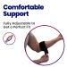 Tennis Elbow Brace for Men & Women | Forearm Pain Relief Compression Strap | Golfers Elbow Tendonitis Support & Ulnar Nerve Sleeve | Fits Most - Buy Online on GoSupps.com