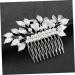 Angoily Hair Accessories Flower Side Comb Wire Hair Combs Hairdressing Side Comb Wedding Hair Clips Side Hair Combs Simple Side Comb Gold Hair Pin Tiara Zinc Alloy Delicate Bride - Buy Online on GoSupps.com