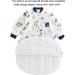 Chilsuessy Baby Sleeping Bag with Detachable Sleeves 2.5 Tog, 100% Cotton, Soft Sleep Bag for Infant Toddler - Spaceship Design, 2-4 Years - Buy Online on GoSupps.com