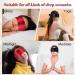 2 Pack Satin Sleep Masks for Women - Soft Eye Masks for Sleeping Travel & Couples (Black & Red) - Luxurious Comfort & Light Blocking - Buy Online on GoSupps.com