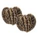 Solustre 2st Chinese things Mini-walnut figures Handmilling balls for adults squeezing balls for the hand squeezing ball for hand force Chinese balls brass copper decorations walnut