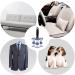 Vabaso Extra Sticky Lint Roller - 330 Sheets 2 Replacement Rolls for Pet Hair & Dust | Ideal for Clothes Sofa & Carpet - Buy Online on GoSupps.com