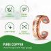 ENERCOPPEX 3500 Gauss Magnetic Arthritis Copper Ring | 99.99% Pure Copper Health Jewelry for Pain Relief & Improved Circulation - Buy Online on GoSupps.com