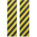 ZUEXT 2 Pack 9x33 Skateboard Grip Tape Sheets - Black and Yellow Stripes, Bubble Free & Waterproof Griptape - 84x23cm - Buy Online on GoSupps.com