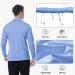 JIM LEAGUE Men's Golf Polo Shirt UPF50 Quick Dry Lightweight - Blue Large - Buy Online on GoSupps.com