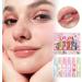 6piece lip gloss set to roll up lip gloss set with fruit flavor glossy makeup for children and young people suitable for children unit size 1 piece 1er Pack pink - Buy Online on GoSupps.com