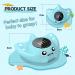 BabyElf Newborn Baby Digital Water Thermometer - Blue Fish Manta Ray - Buy Online on GoSupps.com