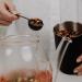 KC Kitchen & Co. Coffee Jar with Spoon for 250 g Coffee Beans or Tea (Matte Black) - Buy Online on GoSupps.com