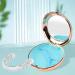 Colcolo Retainer Case with Mirror - Stylish Partial Mouth Guard Container | Ventilated Storage Box for Orthodontic Prostheses - Champagne Gold - Buy Online on GoSupps.com