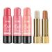 KWOLYKIM 5 Colors Blush Sticks for Cheeks and Lips, Professional Makeup Blush, Cream Blush, Highlighter&Trimming Rouge Pen 5 Colors Stick