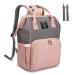 Diaper Bag Backpack, Multifunction Waterproof Travel Back Pack Maternity Baby Nappy Changing Bags Pink Pink #1