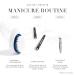 Tweezerman Evening Blue Nail Brush & Callus Remover - Premium Quality Beauty Tool | International Shipping Available - Buy Online on GoSupps.com