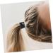 Minkissy Elastic Hair Bands Leather Hair Ties Leather Hair Cuff Leather Ponytail Holder Simple Hair Bands for Thick Heavy or Curly Hair (Black) Elastic Hair Ties - Buy Online on GoSupps.com
