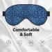 Leopard Skin Animal Print Eye Mask - Block Out Light for Travel & Sleep | 7.9x4 inch Luxury Comfort - Buy Online on GoSupps.com