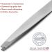 Regine Switzerland Diamond Tip Slant Tweezer - Stainless Steel Precision Tweezers for Eyebrow & Hair Removal - Buy Online on GoSupps.com