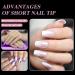 Medium Square Nail Tips - ZAHRVIA 552PCS Full Cover Soak Off Extensions for DIY Acrylic Nails - False Glue Press On Tips (Medium Square) - Buy Online on GoSupps.com