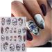 JMEOWIO 6 Sheets 3D Embossed Spring Flower Nail Art Stickers Decals Self-Adhesive 5D Colorful Summer Floral Nail Supplies Nail Art Design Decoration Accessories - Buy Online on GoSupps.com