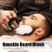 Ankroyu 3-Part Knuckle Beard Brush - Soft Hair Shaving Brush with Ring Handle for Men | Ideal Hairdressing Tool for Salons - Buy Online on GoSupps.com