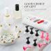 2 Set Acrylic Nail Stand with Putty - Perfect for Nail Art & Press On Tips | Manicure Tool for Home & Salon | Ideal Christmas Gift for DIY Business Women - Buy Online on GoSupps.com
