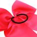 Large White and Black Girls Hair Bows Ponytail Holder Elastic Hair Ties - Cheer Hair Bows (FD3) - Buy Online on GoSupps.com