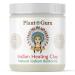 Plant Guru Indian Healing Clay 1 lb. - 100% Natural Sodium Bentonite Clay Powder - Deep Pore Cleansing Facial And Body Mask - Detox Clay for Face  Hair  Acne  and Bath.