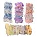 20 Pcs Aesthetic Hair Ties for Women Elastic Fashion Style Hair Accessories Scrunchies Pretty Invisibobble Hair Bands Pom Pom Kawaii Hair Ties for Girls (Pattern A - 40 pcs)