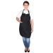 Hair Stylist Apron - Waterproof Apron Protective Coating - Nail Tech Apron Cosmetologist Apron - Grooming Apron - Salon Apron Black Apron - Polyester W/ Pu Coating
