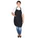 Hair Stylist Apron - Waterproof Apron Protective Coating - Nail Tech Apron Cosmetologist Apron - Grooming Apron - Salon Apron Black Apron - Polyester W/ Pu Coating