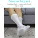 Vive Diabetic Crew Socks (6 Pairs) - Non-Binding Cushion Ankle Pack - White, Sizes Small (Up to Men 9, Women 11) - Diabetes Foot Care - Buy Online on GoSupps.com