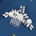 Amosfun Flower Hair Comb Rhinestone Hair Comb Bridal Hair Comb Wedding Hair Side Comb for Women - Buy Online on GoSupps.com