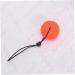 Solustrie Finger Handle Squeeze Ball - Wrist Exercise & Strength Training Toy - 5.3cm Orange Fitness Device - Buy Online on GoSupps.com