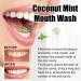 Shop 100ml Antibacterial Mouthpiece Oil Mouthwash with Coconut & Peppermint - Fresh Breath Non-Alcoholic Care Against Bad Breath - Buy Online on GoSupps.com