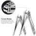 Bestope Pro Nail Clipper Set - Stainless Steel Sharp Nail Trimmer Set for Men and Women - Professional Fingernail and Toenail Clippers with Metal Case - Black 3 Piece Assortment - Buy Online on GoSupps.com