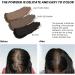 Hairline Powder Hair Shadow Powder Dark Gray Hair Root Dye Shadow Cover Hair Root Concealer For Makeup for Men and Women Hair Root Dye with Mirror and Puff Dark Brown - Buy Online on GoSupps.com