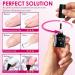 Gel Nail Glue 8ml Nail Glue UV Gel for Acrylic Nails 6 in 1 UV Nails Glue Base Coat for Nail Tips Long Lasting Extra Strong Nail Building Extension Gel Nail Glue for False Nails - Buy Online on GoSupps.com