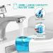 Water Flosser for Teeth Cleaning Cordless Dental Oral Irrigator 300ML Portable Water Tank and Rechargeable 4 Modes and 4 Jet Tips Waterproof Electric Teeth Cleaner for Home Travel Braces Care White - Buy Online on GoSupps.com